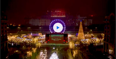 Prima piramidă de Crăciun instalată vreodată în România, la târgul din Piața Constituției. Ce aduce nou ediția din acest an